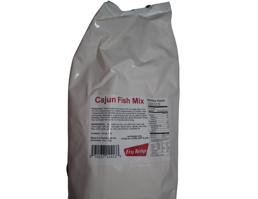 Cajun Fish Mix 6 X 5lb Bags Case