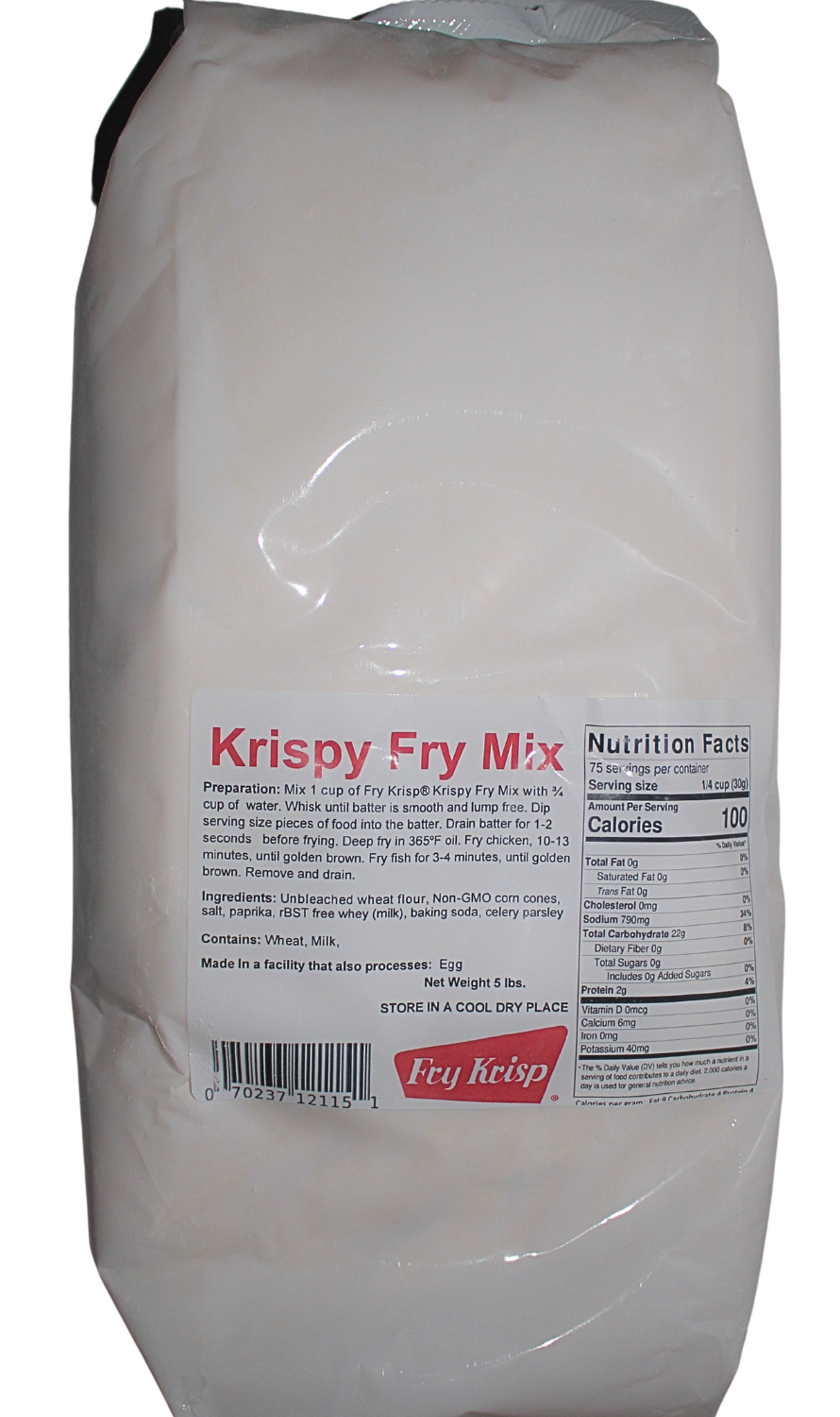 Krispy Fry Mix 6 x 5lb Bags Case