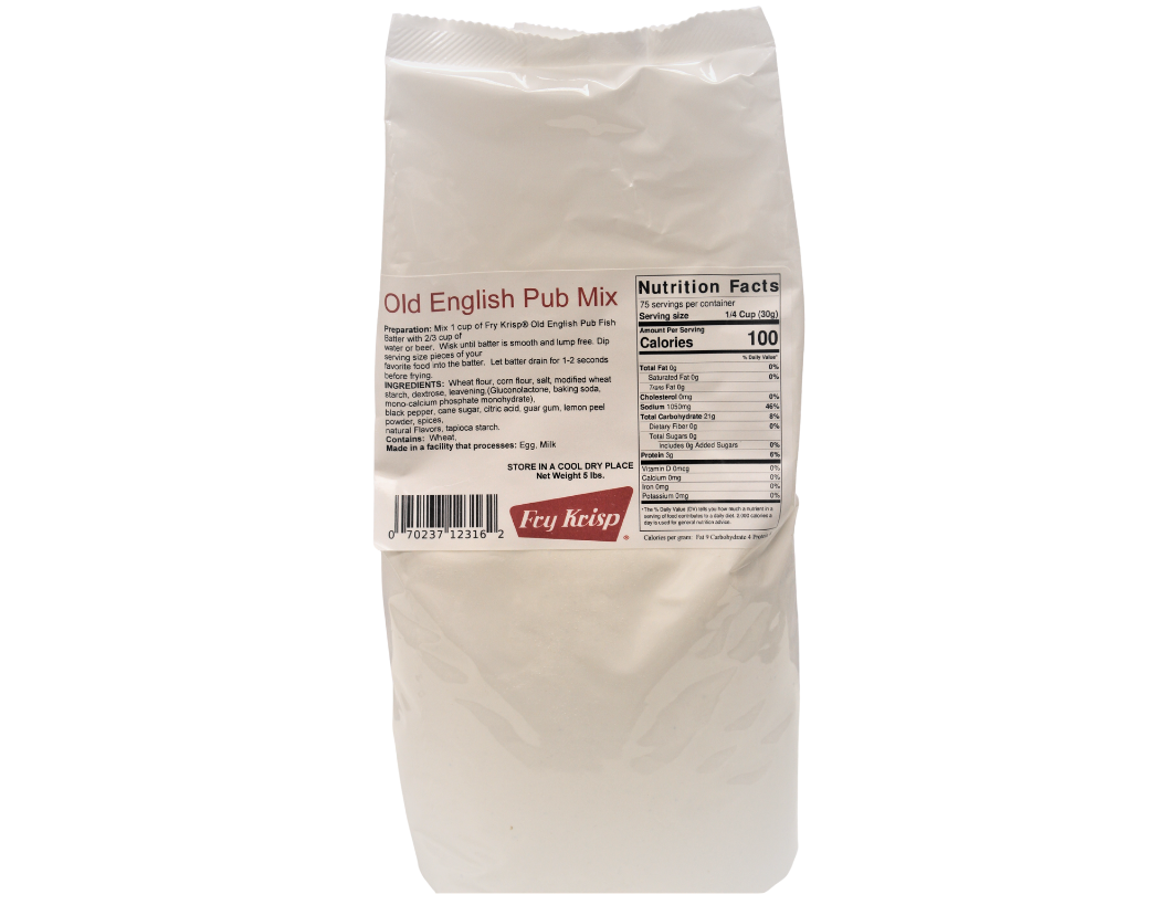 Old English Pub Batter Mix 6 X 5lb Bags Case