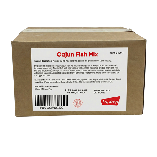 Cajun Fish Mix 6 X 5lb Bags Case