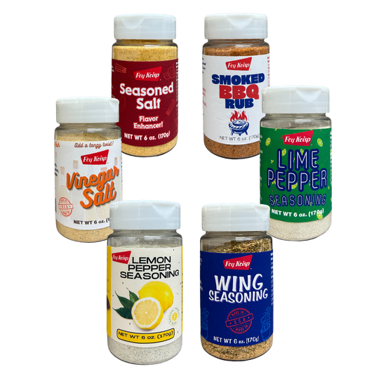 Fry Krisp Shaker Bottles Variety Pack