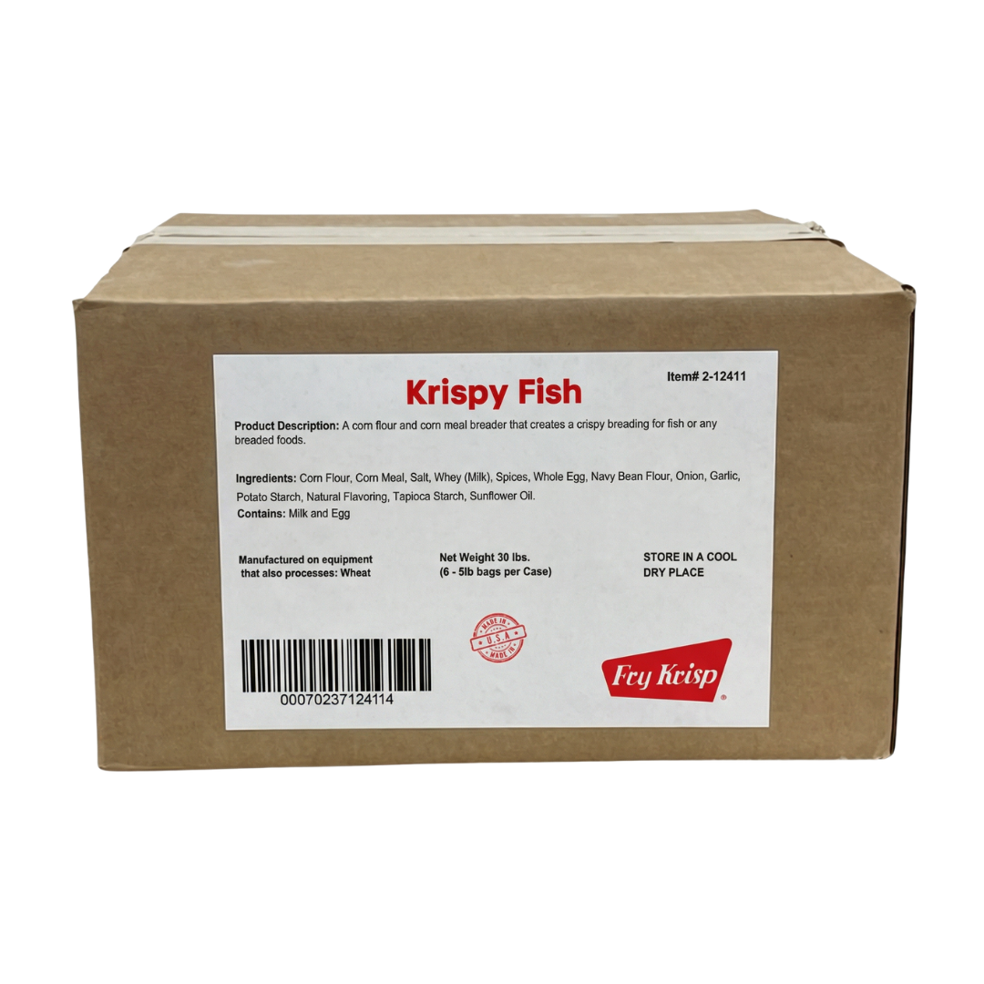 Krispy Fish Mix 6 x 5lb Bags Case