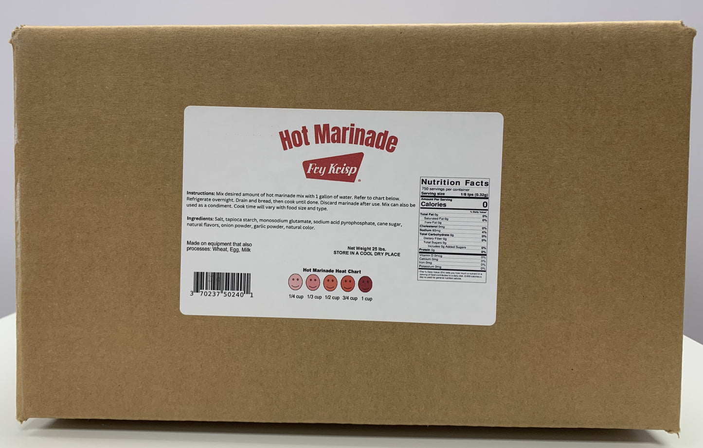 Hot Marinade 25lb Case