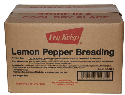 Lemon Pepper 25lb Case